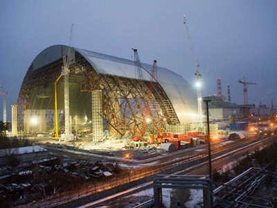 Chernobyl safe confinement shelter